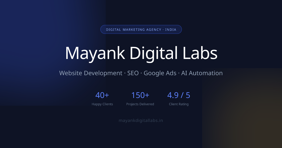 Meta Ads Agency in Firozabad | Mayank Digital Labs